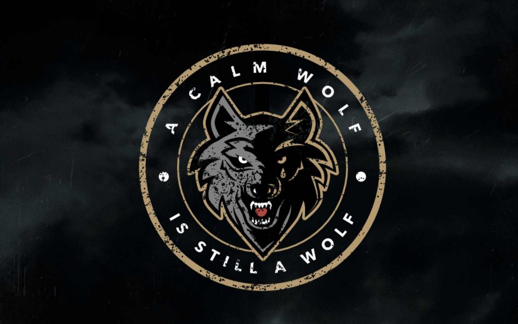 vanguard north wolf head logo